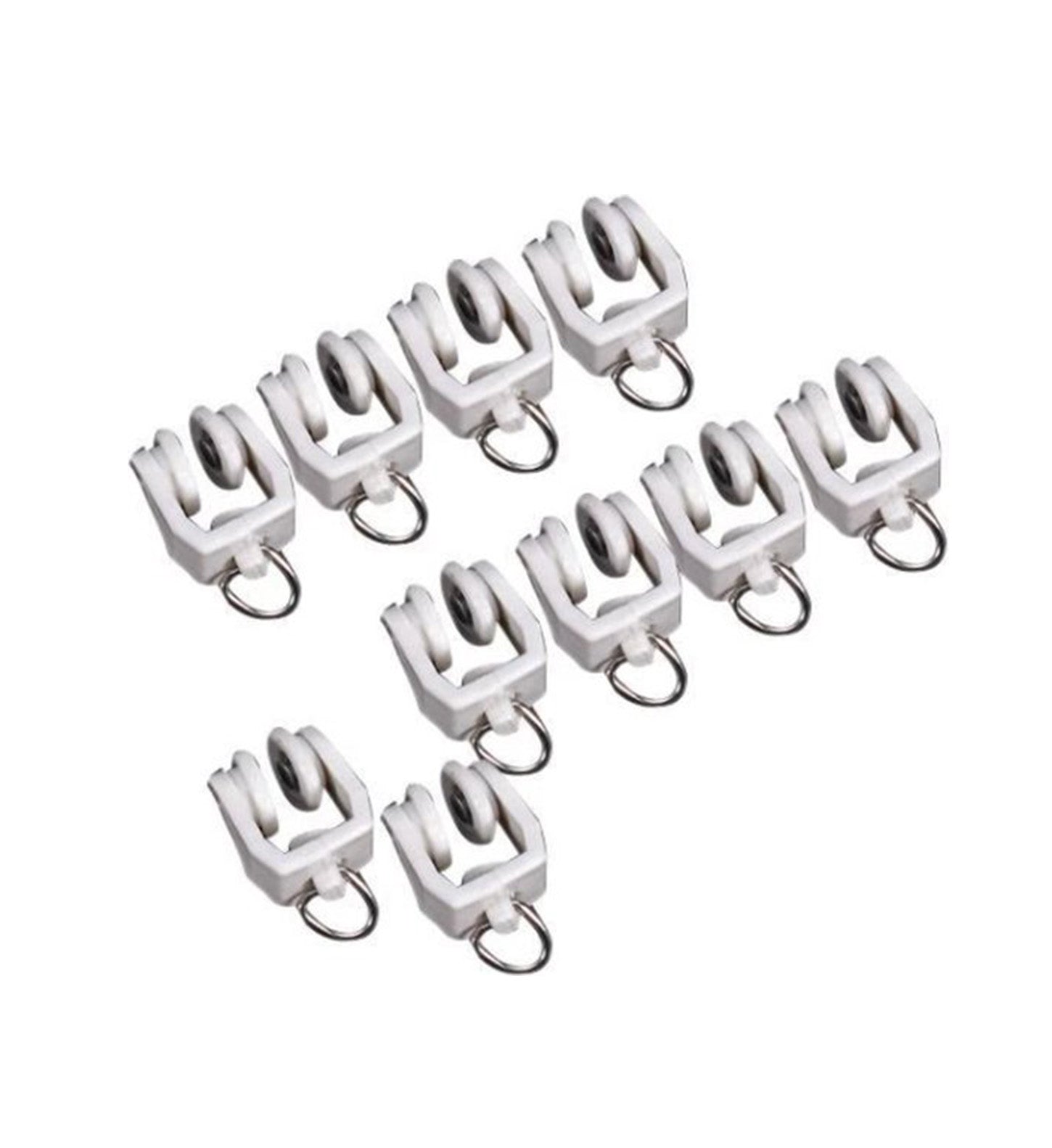 Dstarymnix Gordijnglijders, gordijnhaken, gordijnrollers, 11 mm kop