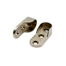Kastroededrager Nikkel 2 Stuks Kledingroede 40x19x2 mm