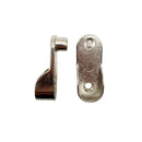 Kastroededrager Nikkel 2 Stuks Kledingroede 44x18x7.5 mm