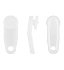 Gordijnrunners Gordijnhaken Gordijn Glijders Kunststof Wit 10 stuks