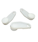 Gordijnrunners Gordijnhaken Gordijn Glijders Kunststof Wit 10 stuks