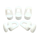 Gordijnrunners Gordijnhaken Gordijn Glijders Kunststof Wit 10 Stuks