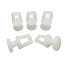 Gordijnrunners Gordijnhaken Gordijn Glijders Kunststof Wit 10 Stuks