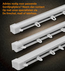 Gordijnrunners Gordijn Glijder Gordijnhaken Kunststof Wit 10x