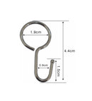 Inschuif Kuifhaken Gordijnhaken Schelphaken Profielkuifhaken 10 Stuks