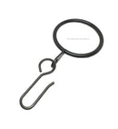 Gordijnring met Gordijnhaak Set Zwart