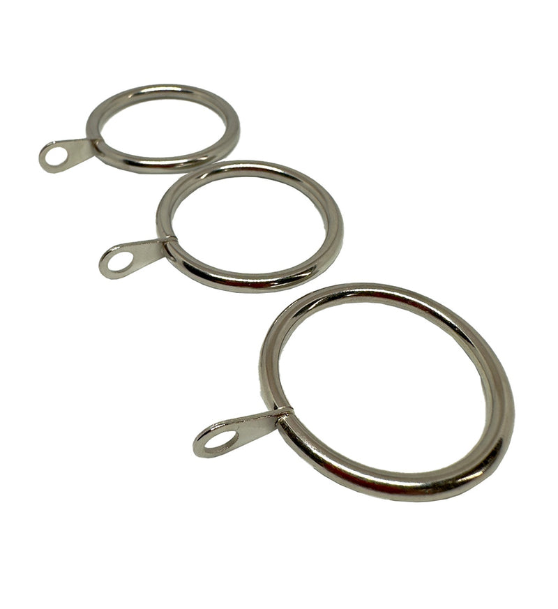 ANCLLO 40 STKS Zilveren Gordijnringen, Gordijnringen met Oogje Toepassen voor Gordijnroede (2.2 Inch Drapery Rings ANCLLO 40 STKS Zilveren Gordijnringen, Gordijnringen met Oogje Toepassen voor Gordijnroede (2.2 Inch Drapery Rings