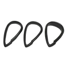 Gordijnring Gordijnhaken Zwart Ovaal Gordijn Geluiddempend