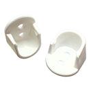 Kastroededrager Wit 2 Stuks Kunststof