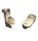 Kastroededrager Nikkel 2 Stuks Kledingroede 44x18x7.5 mm