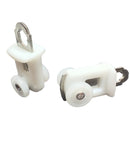 Gordijnrunners U-Rail Wit Gordijnhaken 10 Stuks