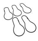 Gordijnhaken Gordijnringen Douchegordijn 10 stuks