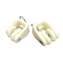 Gordijnrunners Gordijn Glijder Gordijnhaken Kunststof Wit 10x