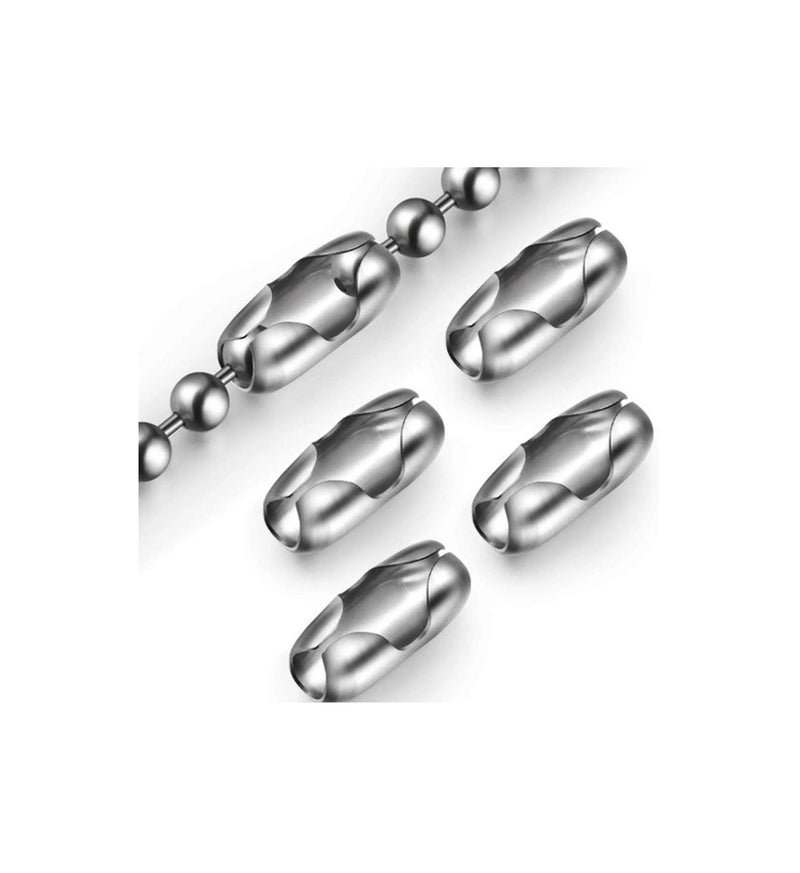 Gordijn Kettingverbinder 10 Stuks RVS
