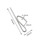 Inschuif Kuifhaken Gordijnhaken Schelphaken Profielkuifhaken 10 Stuks