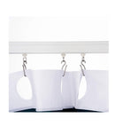 Gordijnrunners Gordijnhaken Gordijn Glijders Kunststof Wit 10 Stuks