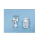 Gordijnrunners Kunststof 8.5 mm 10 Stuks