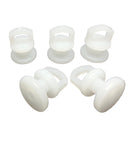 Gordijnrunners Kunststof 5 mm 10 Stuks