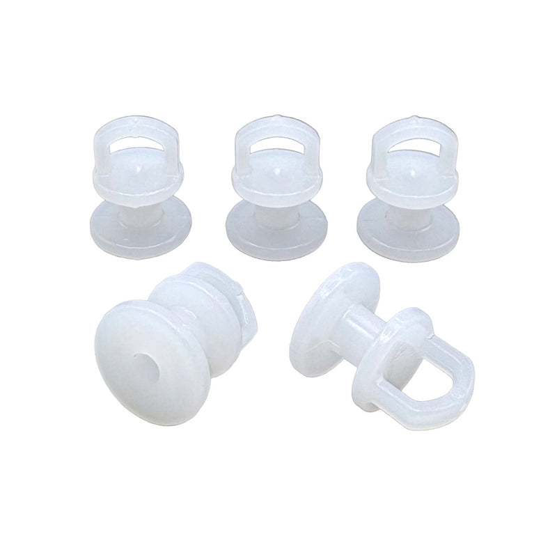 Gordijnrunners Kunststof 13 mm 10 Stuks
