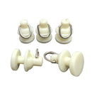 Gordijnrunners Gordijnhaken Gordijn Glijders Kunststof Wit 10 Stuks