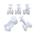 Gordijnrunners Kunststof 8.5 mm 10 Stuks