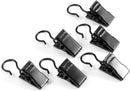 Gordijnclips Zwart Gordijnhaken 10 stuks
