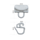 Gordijnhaken met Gordijnrunners Wit