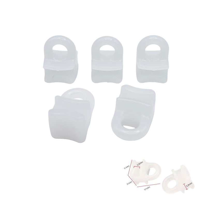 Railglijder Caravan Gordijnrunners 5,2 mm 10 Stuks