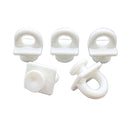 Gordijnrunners 10x Gordijnglijders Gordijnrails Gordijnhaken Gordijn Glijders Kunststof Wit