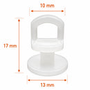 Gordijnrunners Kunststof 13 mm 10 Stuks