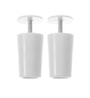 2 Stuks Gordijnstoppers Eindstop voor Jaloezie of Rolgordijn