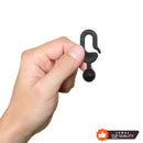 Gordijnrail Glijhaken Kunststof Gordijnhaken Zwart